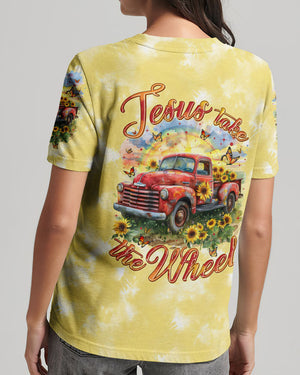 Jesus Take The Wheel Tie Dye Women's All Over Print Shirt - Tytm0603242