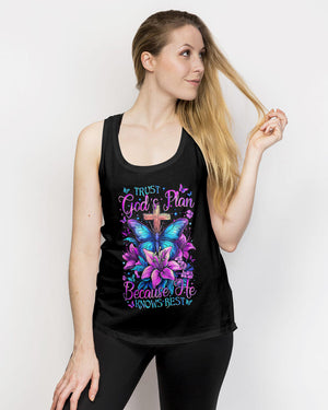 Trust God's Plan Butterfly Women's All Over Print Shirt - Tytm0603253
