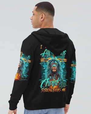 I Can Do All Things Through Christ Lion Men's All Over Print Shirt - Tytm0610232