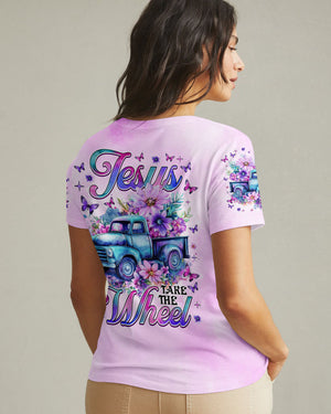 Jesus Take The Wheel Women's All Over Print Shirt - Tytm0711244