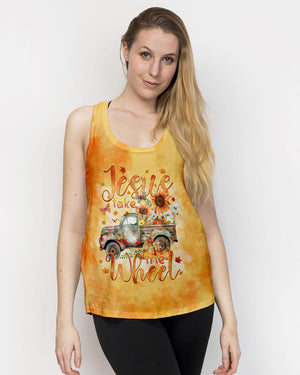Jesus Take The Wheel Autumn Women's All Over Print Shirt - Tytm0808241