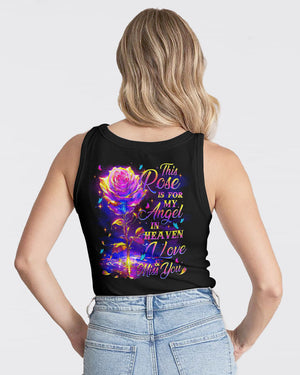 This Rose Is For My Angel In Heaven Women's All Over Print Shirt - Tytm0808244