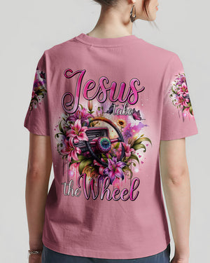 Jesus Take The Wheel Women's All Over Print Shirt - Tytm0905244