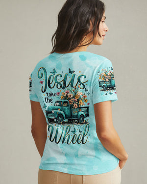 Jesus Take The Wheel Women's All Over Print Shirt - Tytm1004254