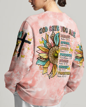 God Says You Are Women's All Over Print Shirt - Tytm1207242
