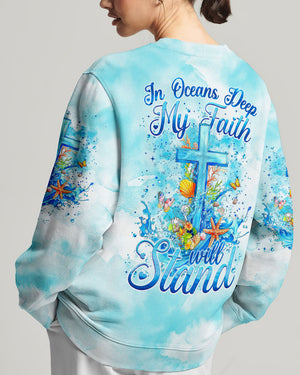 In Oceans Deep My Faith Will Stand Women's All Over Print Shirt - Tytm13082242