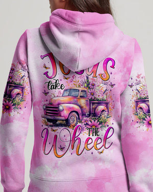 Jesus Take The Wheel Women's All Over Print Shirt - Tytm1403252