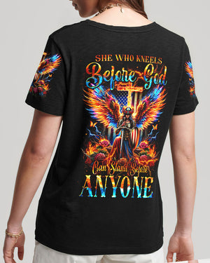 She Who Kneels Before God Women's All Over Print Shirt - Tytm1406242