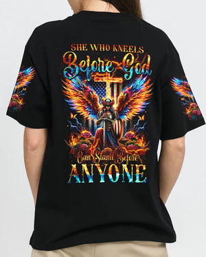 She Who Kneels Before God Women's All Over Print Shirt - Tytm1406242