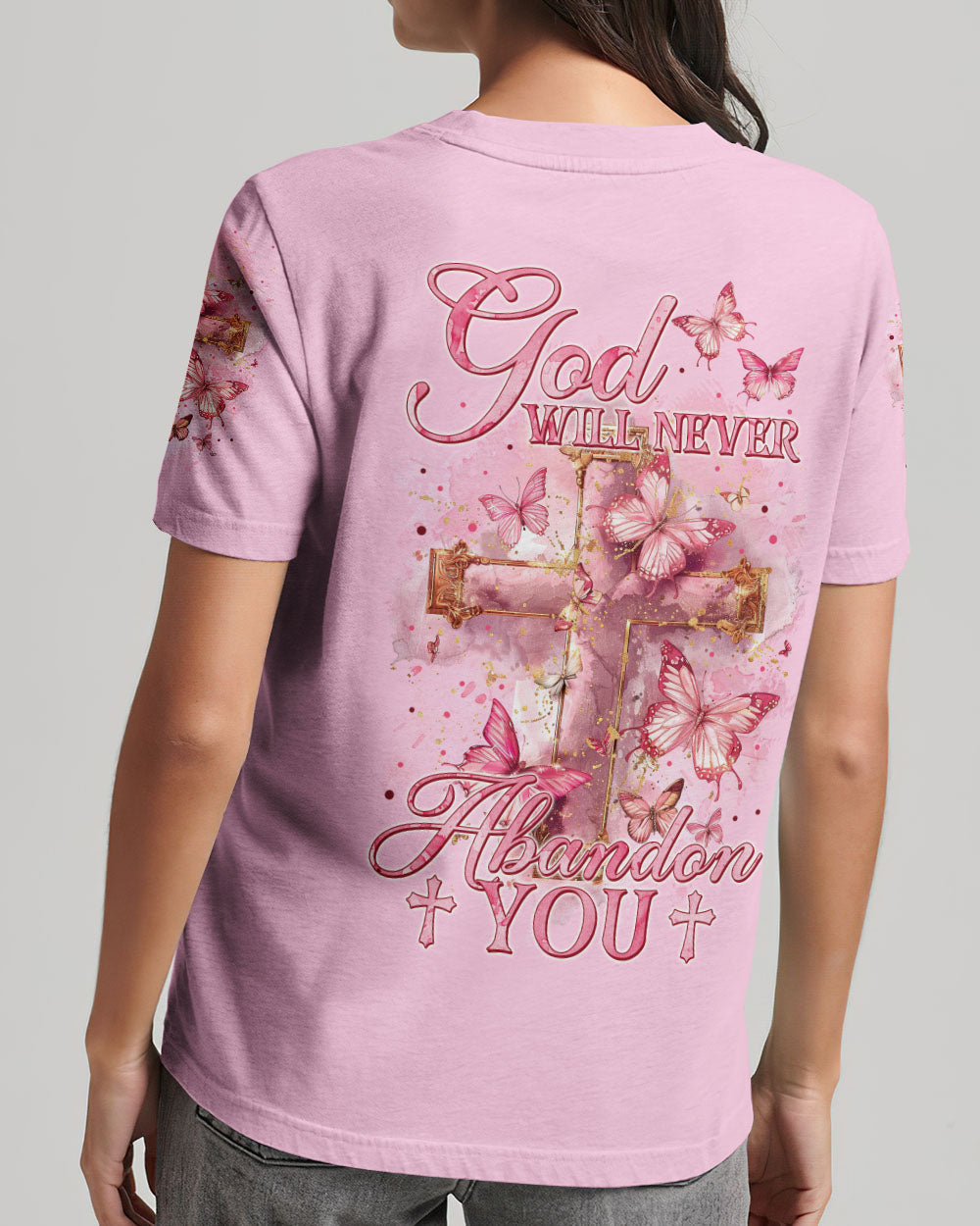 God Will Never Abandon You Women's All Over Print Shirt - Tytm1504242