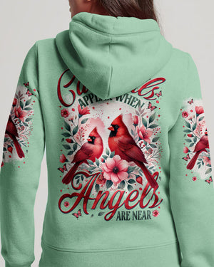 When Cardinals Appear Angels Are Near Women's All Over Print Shirt - Tytm1601254