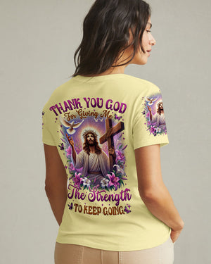 Thank You God Women's All Over Print Shirt - Tytm1604252