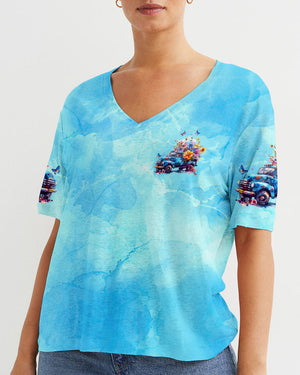 Jesus Take The Wheel Women's All Over Print Shirt - Tytm1707244