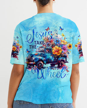 Jesus Take The Wheel Women's All Over Print Shirt - Tytm1707244