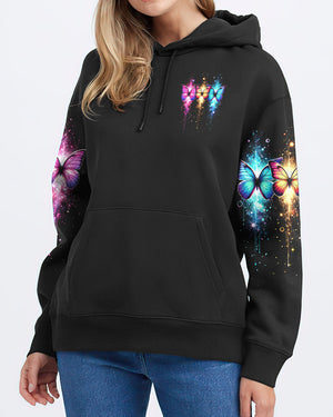 Faith Hope Love Butterflies Women's All Over Print Shirt - Tytm1802252