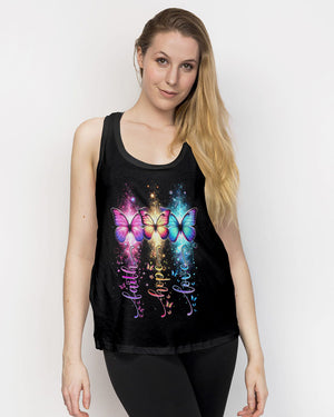 Faith Hope Love Butterflies Women's All Over Print Shirt - Tytm1802252