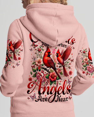 When Cardinals Appear Angels Are Near Women's All Over Print Shirt - Tytm1902251