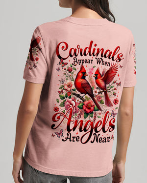 When Cardinals Appear Angels Are Near Women's All Over Print Shirt - Tytm1902251