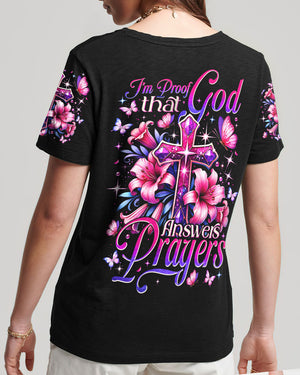 God Answers Prayers Women's All Over Print Shirt - Tytm2002254