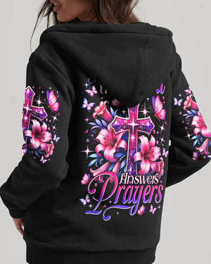 God Answers Prayers Women's All Over Print Shirt - Tytm2002254