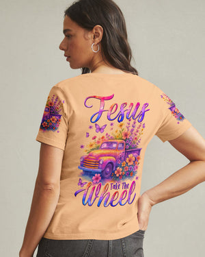 Jesus Take The Wheel Women's All Over Print Shirt - Tytm2005251