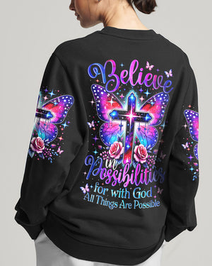 With God All Things Are Possible Women's All Over Print Shirt - Tytm2102252
