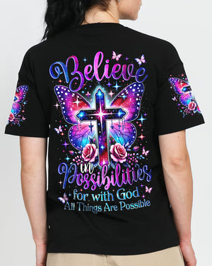 With God All Things Are Possible Women's All Over Print Shirt - Tytm2102252