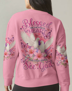 Blessed Are The Pure In Heart Women's All Over Print Shirt - Tytm2104251
