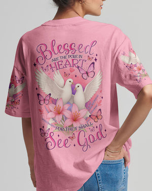 Blessed Are The Pure In Heart Women's All Over Print Shirt - Tytm2104251