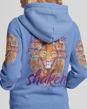I Will Not Be Shaken Lion Women's All Over Print Shirt - Tytm2401244