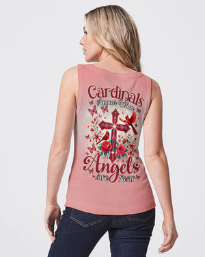 When Cardinals Appear Angels Are Near Women's All Over Print Shirt - Tytm2502252