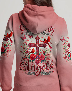 When Cardinals Appear Angels Are Near Women's All Over Print Shirt - Tytm2502252