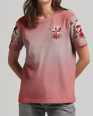 When Cardinals Appear Angels Are Near Women's All Over Print Shirt - Tytm2502252