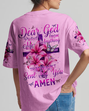 Dear God Protect Me Women's All Over Print Shirt - Tytm2606245