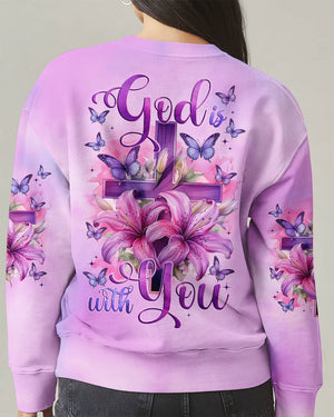 God Is With You Women's All Over Print Shirt - Tytm2611242