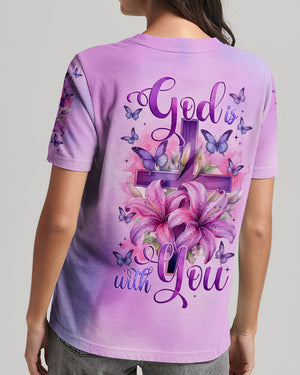 God Is With You Women's All Over Print Shirt - Tytm2611242