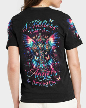 I Believe There Are Angels Among Us Women's All Over Print Shirt - Yhlt1512234