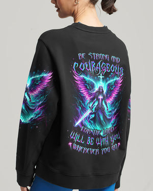Be Strong And Courageous Women's All Over Print Shirt - Yhdu0103243