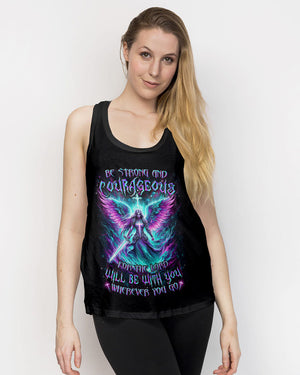 Be Strong And Courageous Women's All Over Print Shirt - Yhdu0103243