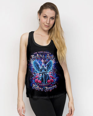 She Who Kneels Before God Women's All Over Print Shirt - Yhdu0111242