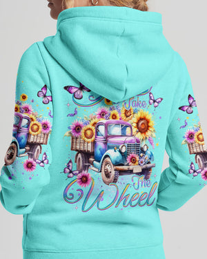 Jesus Take The Wheel Women's All Over Print Shirt - Yhdu0112232