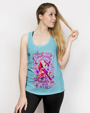 When Cardinals Appear Angels Are Near Women's All Over Print Shirt - Yhdu0201251