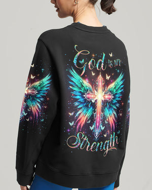 God Is My Strength Women's All Over Print Shirt - Yhdu0301243