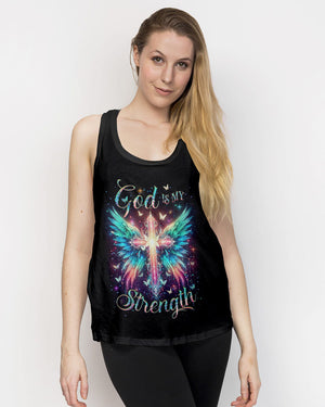 God Is My Strength Women's All Over Print Shirt - Yhdu0301243