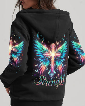 God Is My Strength Women's All Over Print Shirt - Yhdu0301243