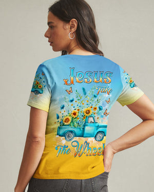 Jesus Take The Wheel Women's All Over Print Shirt - Yhdu0302253