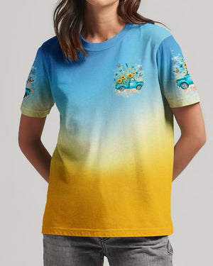 Jesus Take The Wheel Women's All Over Print Shirt - Yhdu0302253