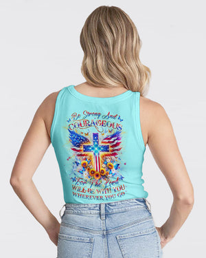 Be Strong And Courageous Women's All Over Print Shirt - Yhdu0401242
