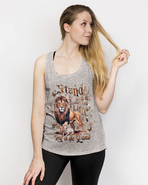 Stand With The Lion Rest In The Lamb Women's All Over Print Shirt - Yhdu0403253