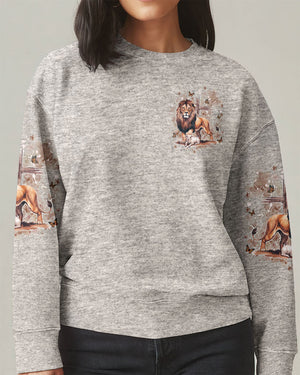 Stand With The Lion Rest In The Lamb Women's All Over Print Shirt - Yhdu0403253